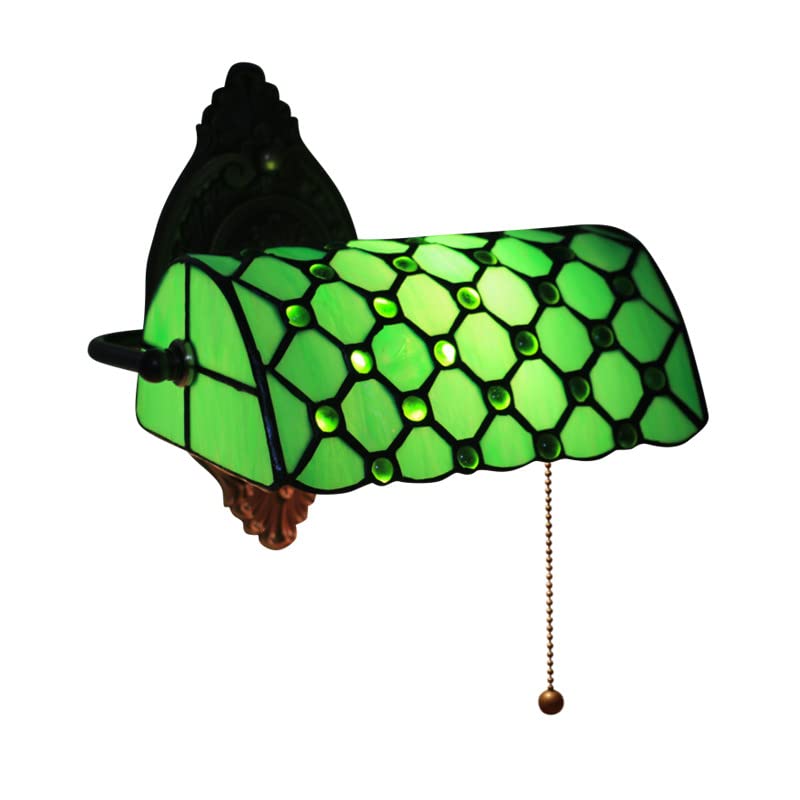 Uziqueif Wall lamp inside vintage, wall lamp with switch, 10 inch tiffany wall lamp, wall lamp inside, reading lamp wall mount, E27 wall sconce lighting decor,E