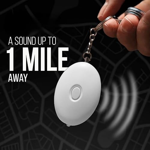 Miniatura 5 de PainSafari - Llaveros de seguridad de alarma personal para mujeres y hombres  Sirena de seguridad de 125 dB  Herramienta de seguridad de autodefensa