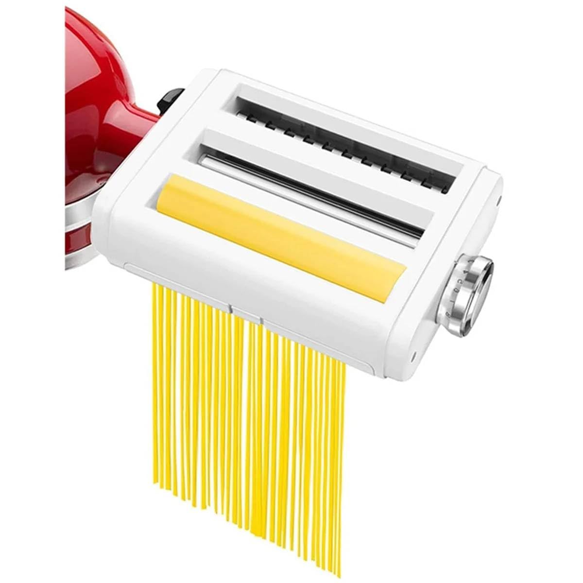 Mann Mart‚3-in-1 Pasta Maker Attachment: Create Fresh Noodles, Fettuccine & More with Your Stand Mixer-image-7