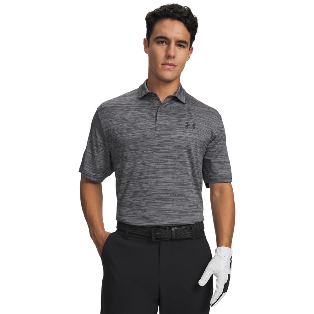 Under Armour Men's Matchplay Polo Shirt, Dark Grey, XXL