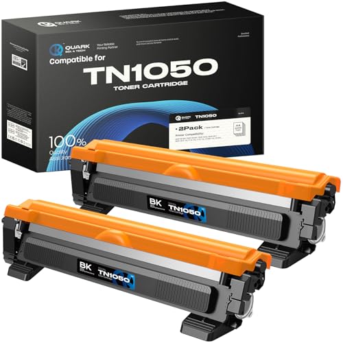 Quark TN1050 Tóner Compatible con Brother TN-1050 para DCP-1612W HL-1210W DCP-1510 MFC-1910 HL-1110...