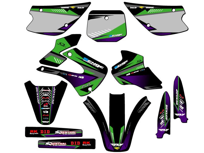 Amazon | センジグラフィックス1998 – 2000 Kawasaki KX 80、サージ