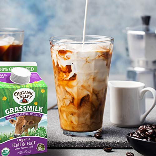 Grassmilk Organic Half And Half - 16 Oz Pint #TOP4