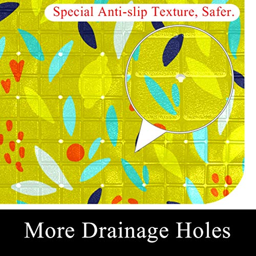 Tapis de bain antidérapant fruits orange citron 35x77 cm - 3