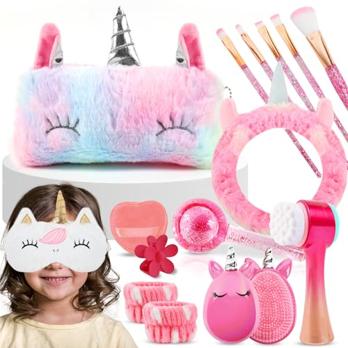 Skincare niñas 10 años, skin care niña 12 años kit, regalo niña 7 años original, unicornios para niñas, kit limpieza facial, rutina coreana facial, skincare kit. regalo para niña de 10 años