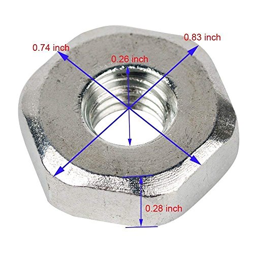 SaferCCTV 5pcs Sprocket Cover Bar Nuts Replacement for Stihl MS250 MS171 MS181 MS192T MS211 MS231 MS251 MS291 MS311 MS361 MS362 MS391 MS441 MS461 MS270 MS271 Chainsaw Replace Part# 0000 955 0801
