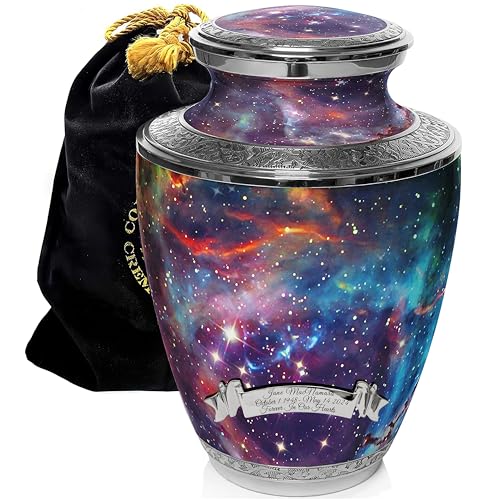 Image of Cosmic Galaxy Cremation Urns for Human Ashes Adult Female Urns for Ashes