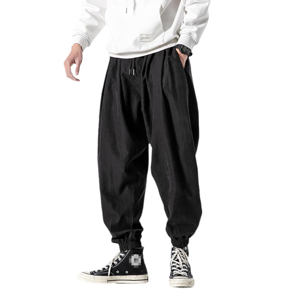 TAKSUNMen Korean Style Casual Pants Mens Plus Size Trousers Male Oversize Harem Pants Men Clothes