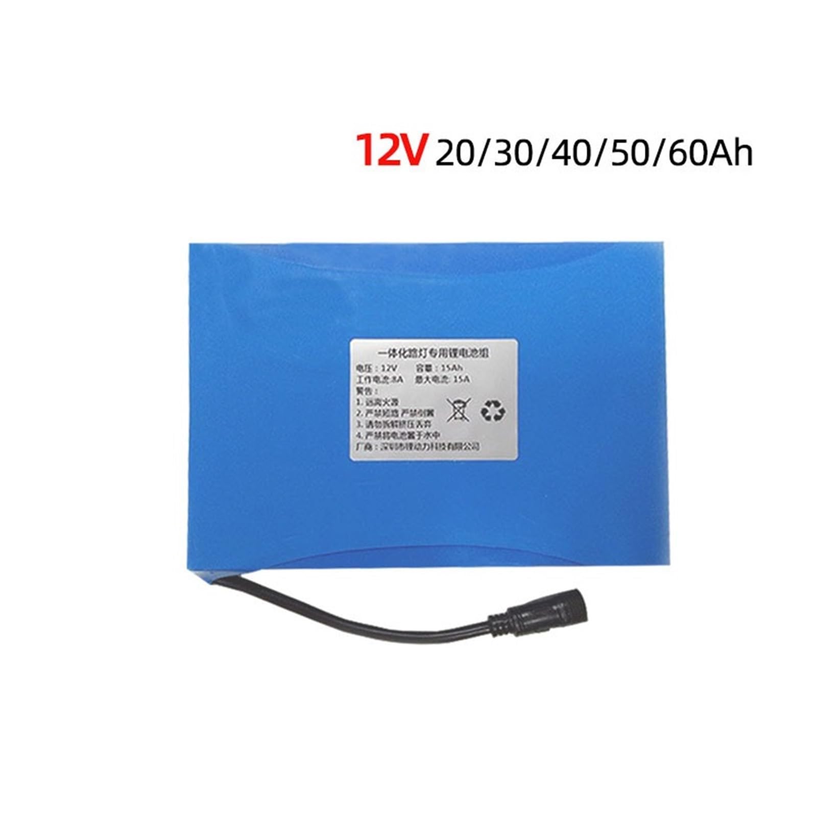Batterie au lithium 18650 for outils électriques à cellules solaires et batteries ternaires(12V15AH)