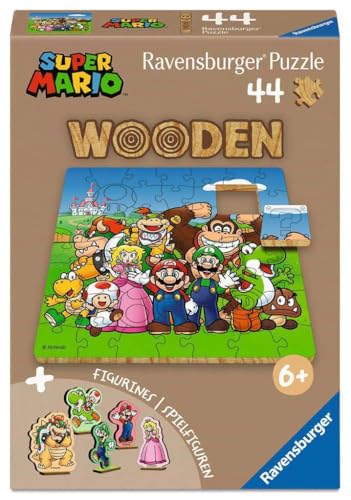 Ravensburger - Puzzle en Bois - 44 pièces - Super Mario