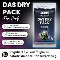 420Flow® Cannabis Dry Pack 62% – Humidity Pack Feuchtigkeitsregler – Cannabis Aufbewahrung Aroma & Terpene schützen – 8 g (10x Dry Pack) – Ansicht 2