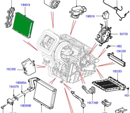 GENUINE LAND ROVER CABIN FILTER LR2 DISCOVERY SPORT 15-19 RANGE EVOQUE 12-18 LR056138