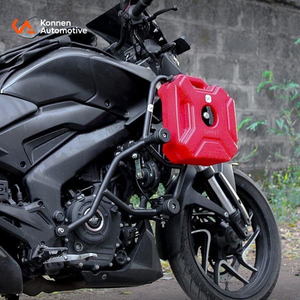 Image of Premium Crash Guard with Sliders for Bajaj Dominar 250 /400 (Black) (Set of 1) (Adventure)