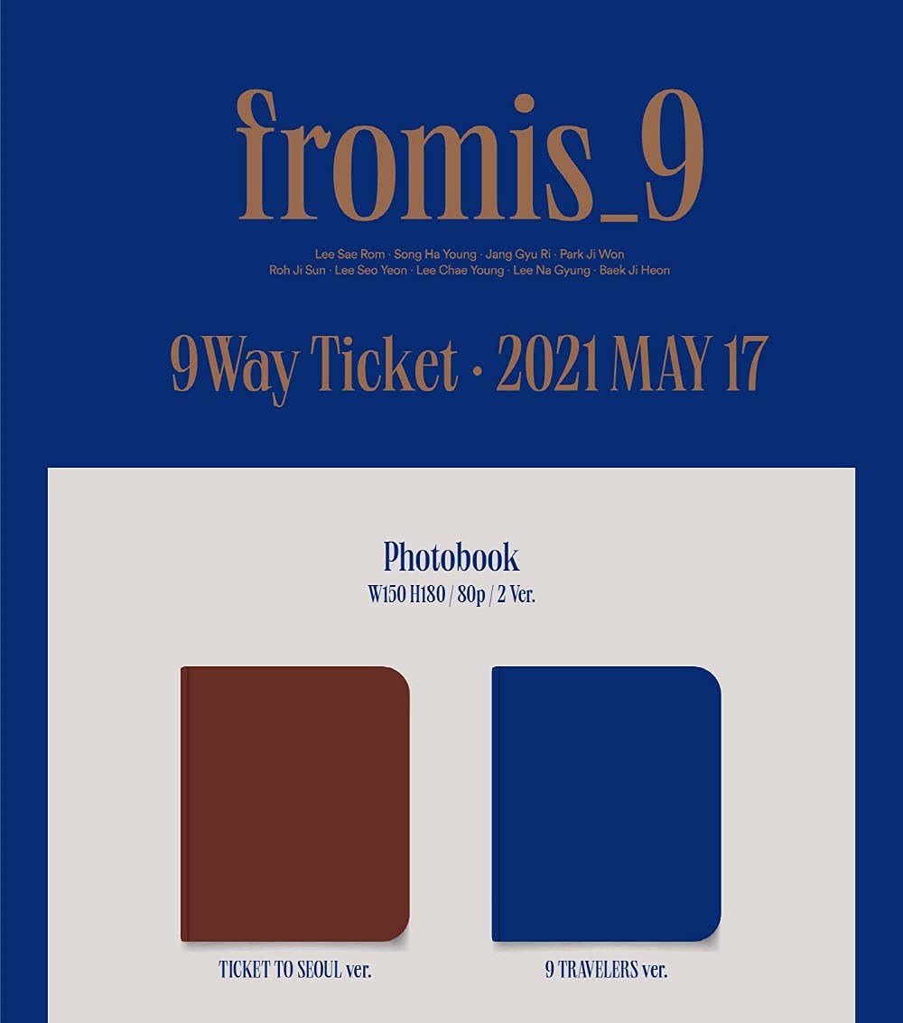 fromis_9 イベント参加券+アルバム2枚 UNBOXING BOTH VERSIONS OF FROMIS_9 2ND SINGLE ALBUM 9 WAY