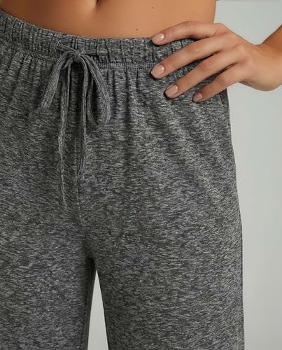 Image of Real Essentials 3 Pack: Women's Soft Palazzo Pants - Wide Leg Yoga Casual Loungewear Pajama Pj Bottoms (Plus Available)