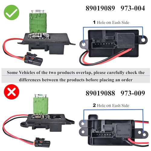 image for PANNUOSCS HVAC Blower Motor Resistor Compatible with 1999-2006 Chevy S