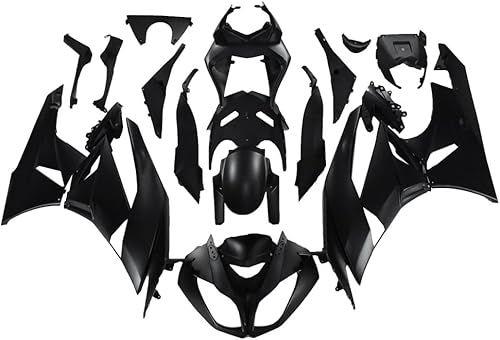 NT FAIRING Carenado negro mate apto para 2009-2012 ZX6R 636 Ninja Kawasaki inyección ABS plásticos carrocería kit cuerpo marco trabajo 2010 2011