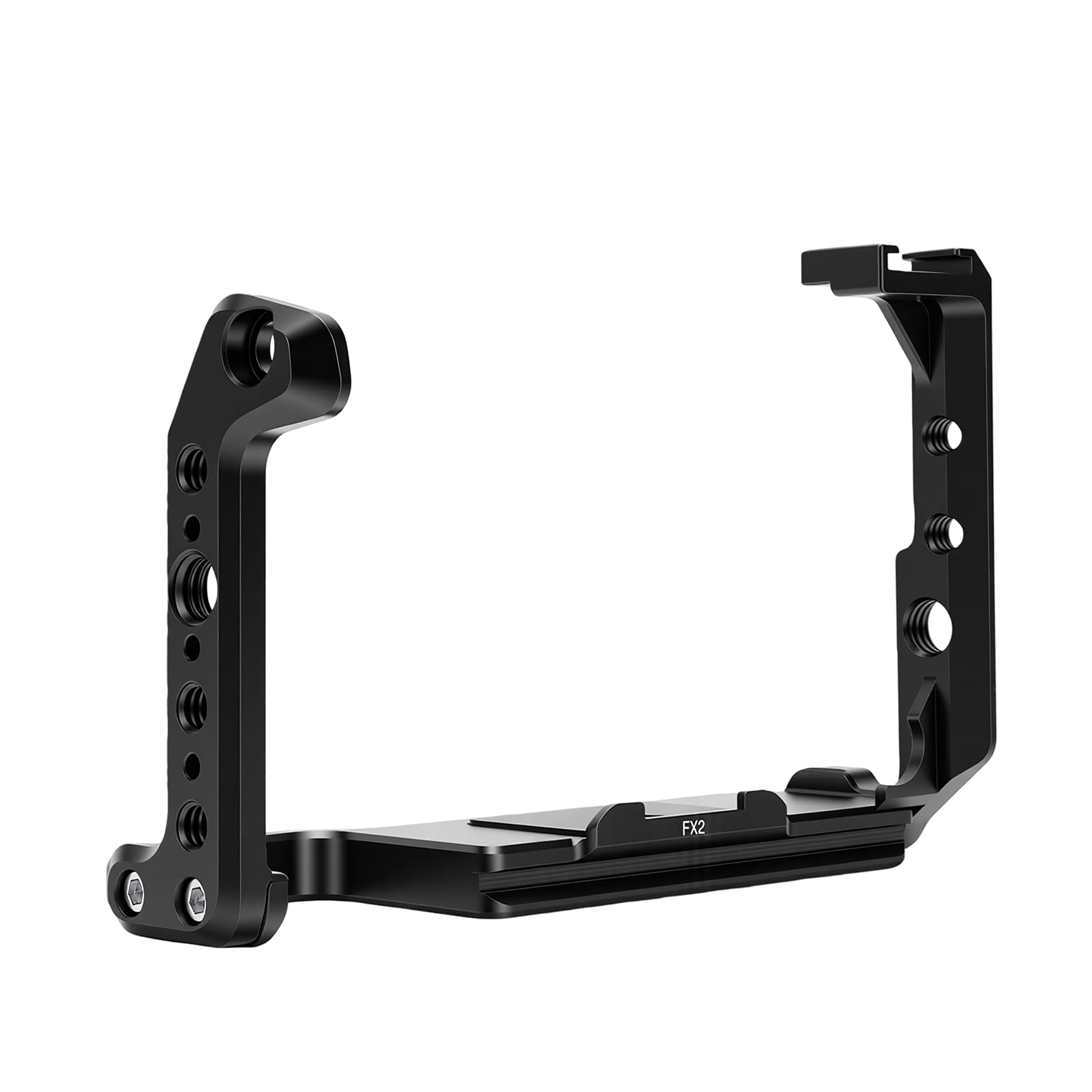 Gabbia per Fotocamera FX2 Telaio Resistente in Lega di Alluminio per Fotografia Professionale e Produzione Video 143x100x61mm