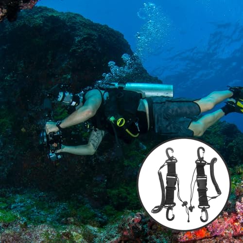 Cámaras acuáticas seguras usando correa de muñeca para cámara de buceo anticaídas 7