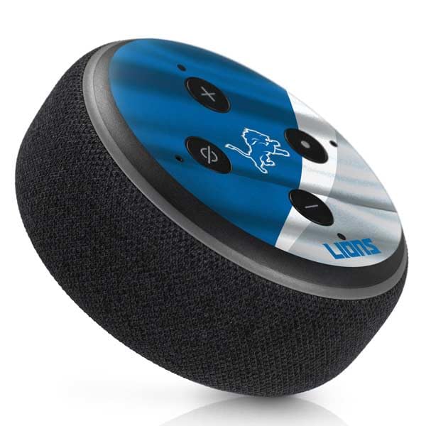 Skinit Decal Audio Skin Compatible with Amazon Echo Dot 3 - Officially Licensed NFL Detroit Lions Design