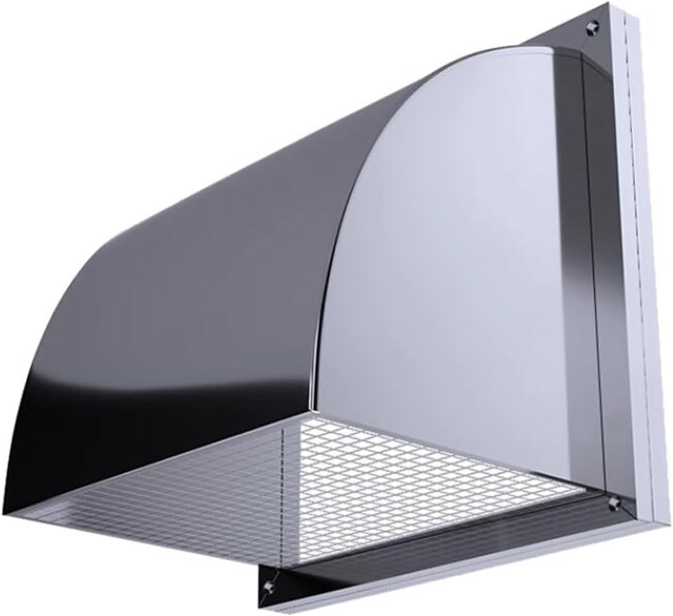 JvFbjLF Stainless Steel Vent Exterior Square Vent Stainless Steel Wall Vent Grille With Louvers(16inches)
