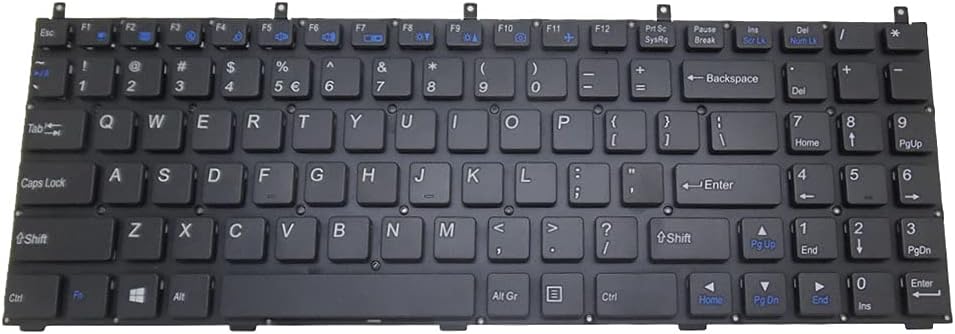 RTDPARTLaptop Keyboard For iBuypower W860CU English US Black Without Frame New