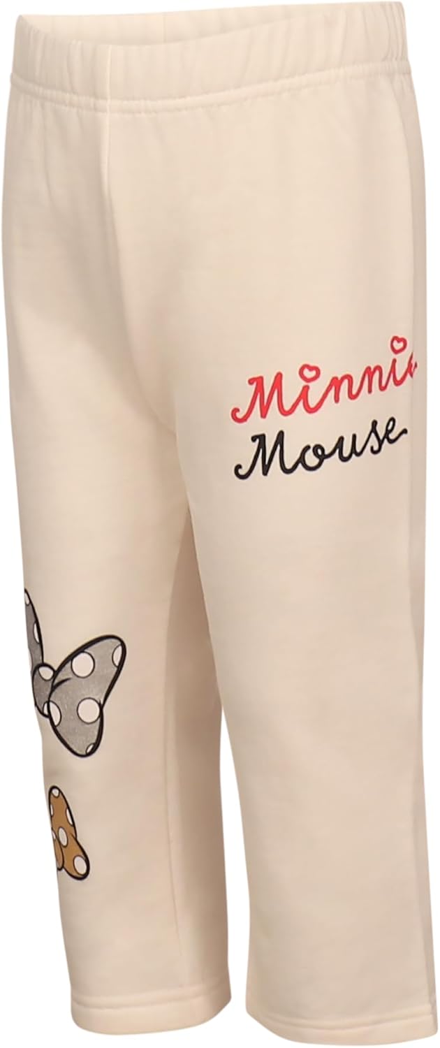 Magic Threadz Disney Clothes Baby Girls Sweatshirt & Pants Set – Marie, Lilo & Stitch, and Minnie Mouse Outfit Set (12M–24M) - Image 4