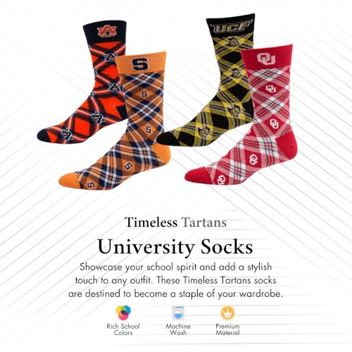Image of Timeless Tartans Dress Socks, Classic Collegiate Apparel, Officially Licensed Gift & Clothing Accessories