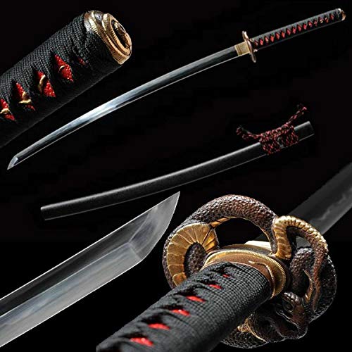 Boutique Japan Ninja Sect Shrine Samurai Sword Katana Clay Tempered T10 Steel #7