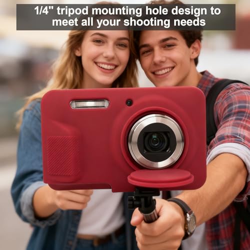 Funda para Cámara Kodak PIXPRO FZ55 Color Rojo Oscuro miniatura 2