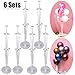 Produktbild MINGZHIOU 6 Sätze 28-Zoll-Desktop-Ballonständer, Displayständer, Ballonsäulenständer, verwendet für Hochzeit, Geburtstagsfeierdekoration, Weihnachtsdekoration