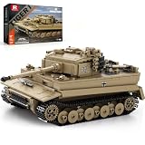 Reobrix Tiger I Tank Building Block Set WW2 Military German Tank Model Toys