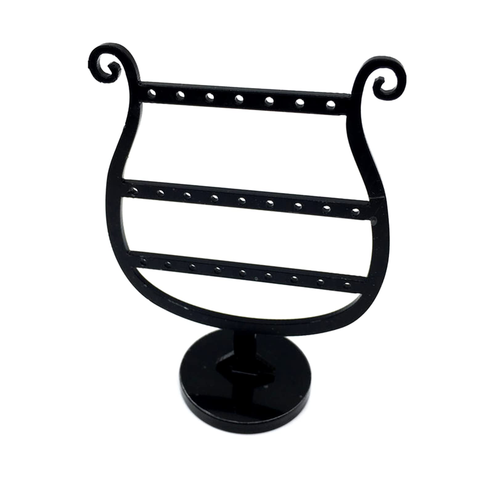 YWLUUOO Earring Holder Glass Bottle Shape Earring Display Stand Organizer Shelf for Jewelry Accessories Storage Display Organizer