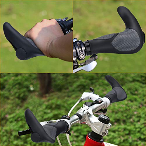 Ergonomische Fahrradgriffe ELOSIS rutschfest für 22 mm Lenker