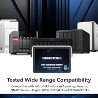 Gigastone NAS SSD 2TB SSD Festplatte TLC Hohe Dauerhaltbarkeit SSD für 24/7 Dauerbetrieb NAS-Systeme RAID 2,5 Zoll SATA III Internes Festkörper-Laufwerk SSD Caching – Ansicht 8