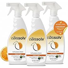 Citra Solv All Purpose Cleaning Spray Powerful Citrus Degreaser for Kitchen & Bathroom, Multi-Surface Cleaner, No Harsh Chemicals, Valencia Orange 22oz Pack of 3