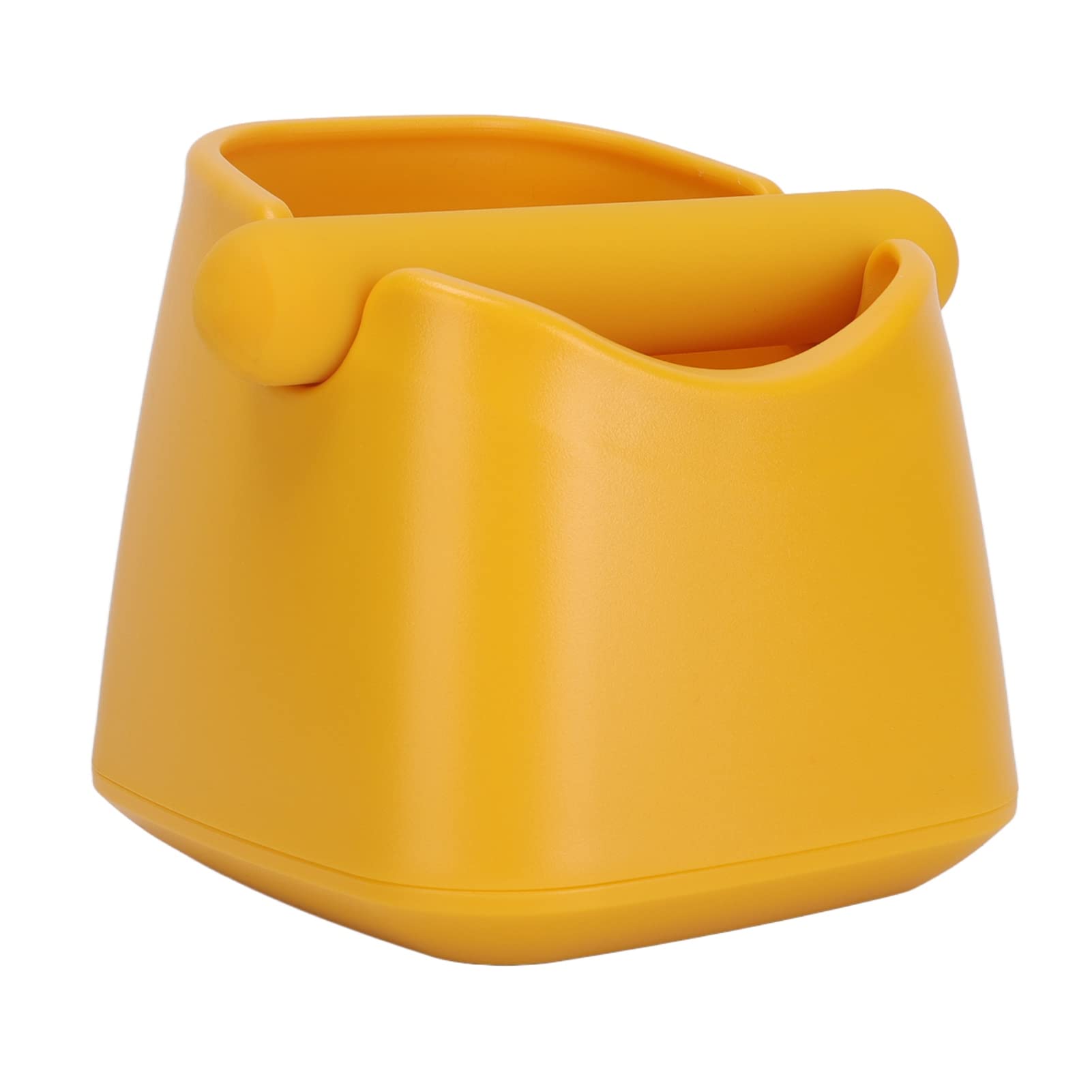Tenp Yellow Knock Container, Plastic Body Coffee Knock Box With Removable Bar For Coffee Ground For Home
