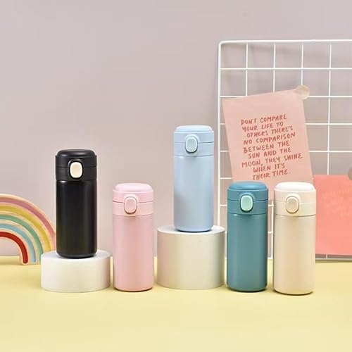 Miniatura 3 de Botella de agua aislada de 10 onzas, botellas de agua para niños, acero inoxidable, vaso pequeño, botella de café, botellas de viaje, vacío nsulado,