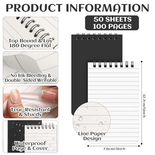 Bloc de notas impermeable Steno y libretas de bolsillo para todo tipo de clima 2