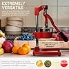 Machika Manual Orange Juicer | Easy-to-Clean and Heavy-Duty Orange Juice Squeezer | Professional Citrus Juicer for Home and Restaurants | 15 x 16 x 7 Inches |