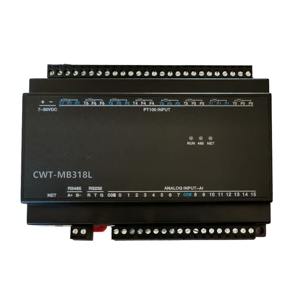CWT-MB318L 8PT+16AI RS485 Modbus Rtu Io Acquisition Module