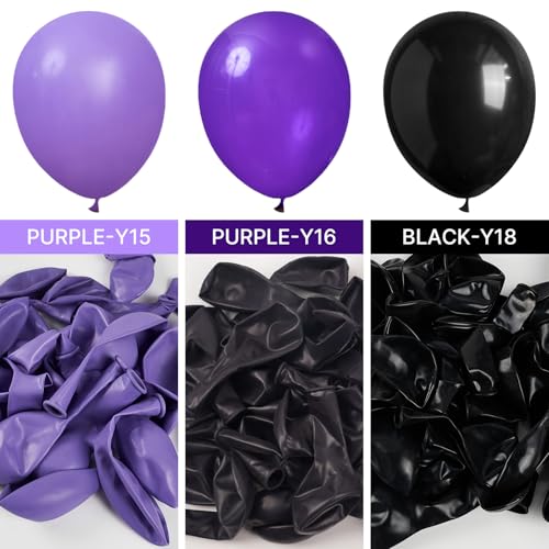 Image of PartyWoo Dark Purple Balloons 50 pcs 5 Inch Small Mini Royal Purple Balloons for Graduation Halloween Mardi Gras Ramadan Eid Wedding Baby Shower Anniversary Birthday Party Decorations Purple-Y16
