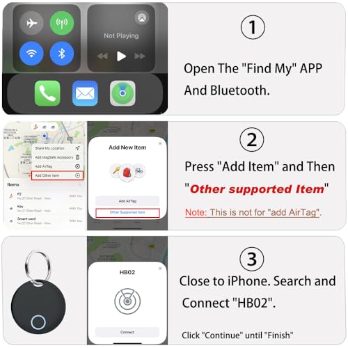 Yaote 4 PACK Luggage Tracker Works thumb #6