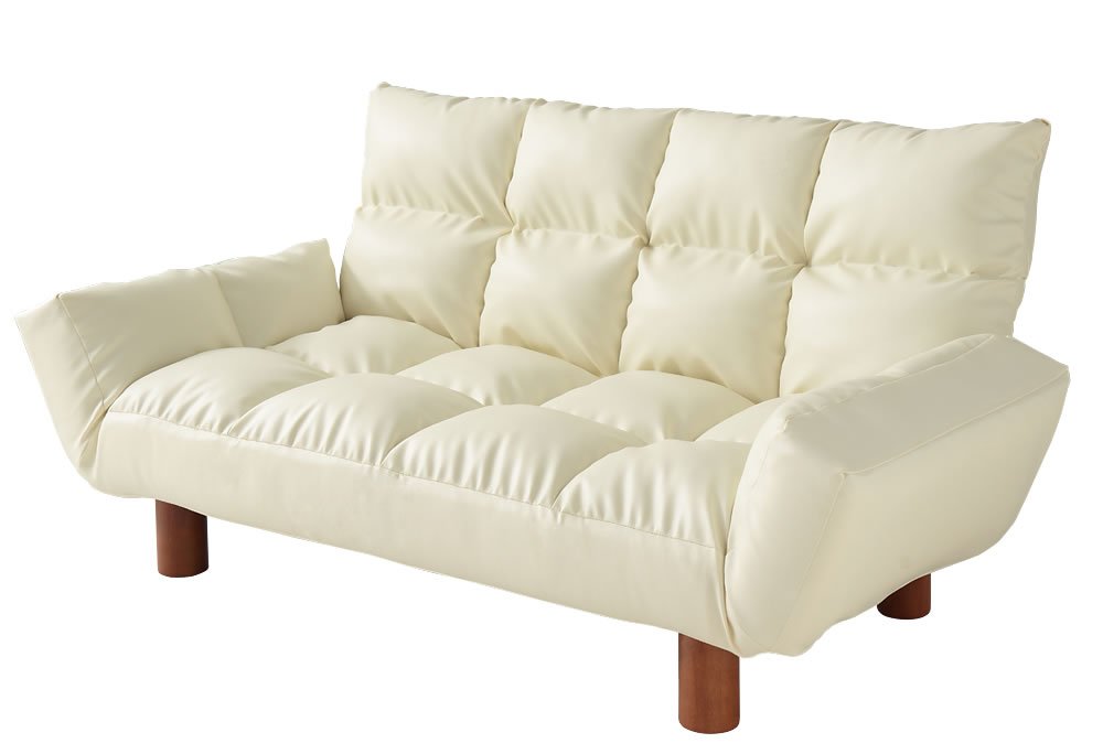 Amazon｜リコメン堂 カウチソファ コンパクト 幅115cm 1人暮らし 6段階  