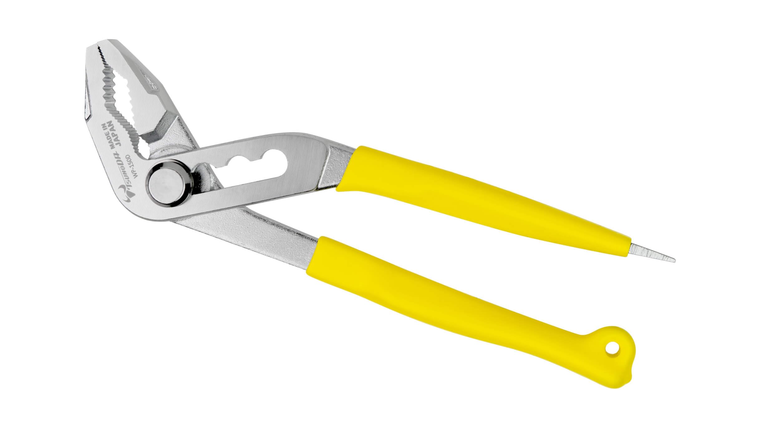 Tsunoda Red Wp-150D Mini Tongue And Goove Joint Pliers With Screwdriver, 5.9 Inches (150 Mm)