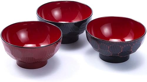 Miniatura 2 de (Yamashita kogei) Yamasita Craft 41017550 Tortoise Shell Resin Bowl, Made in Japan, Black