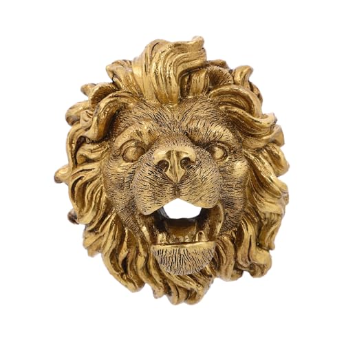 Cabilock Boquilla De Cabeza De León para Fuente Mural para Jardines y Patios Material De Resina para Exteriores Rociador Decorativo