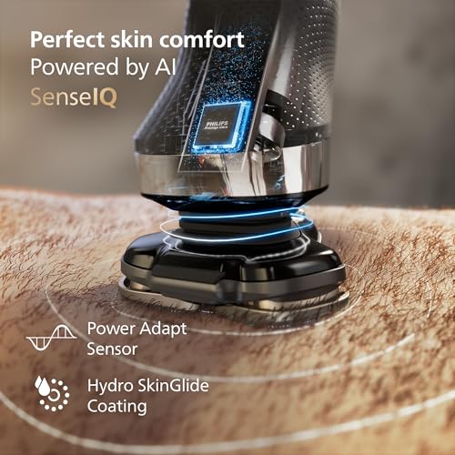 Image of Philips Norelco i9000 Electric Shaver, Ink Black