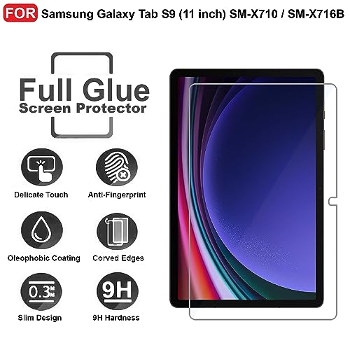 Image of CEDO Samsung Tab S9 (11 inch) Tempered Glass | Screen Protector Clear Tempered Glass for Samsung Galaxy Tab S9 (11 inch) SM-X710 / SM-X716B