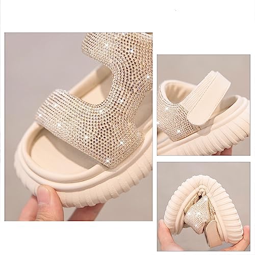 Girls Sandals Glitter Straps Princess Shoes Toddler Baby Girls Summer Open Toe Dress Sandals4